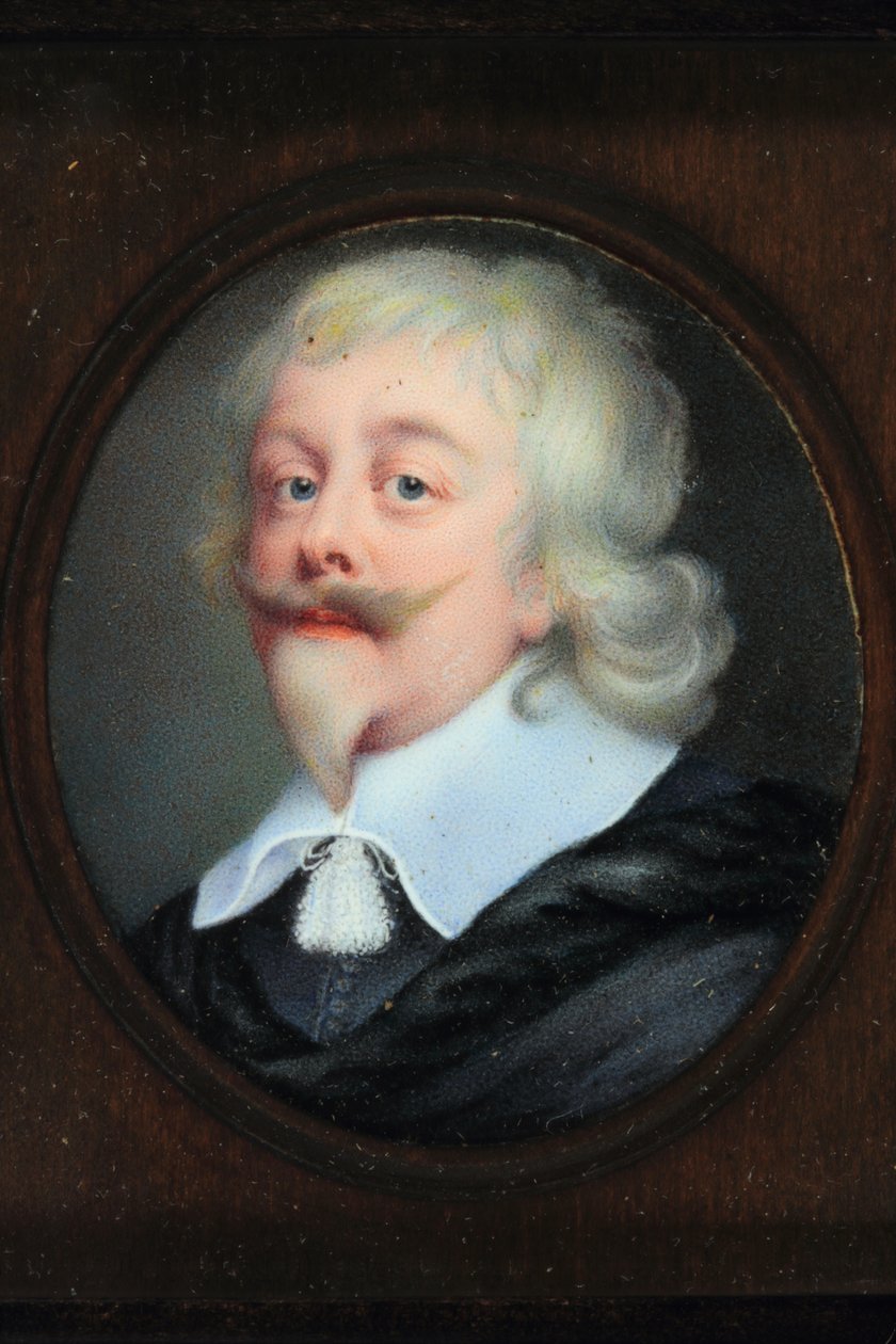 Sir Edward Littleton, Lorde Littleton Of Munslow (esmalte) de Louis du Guernier