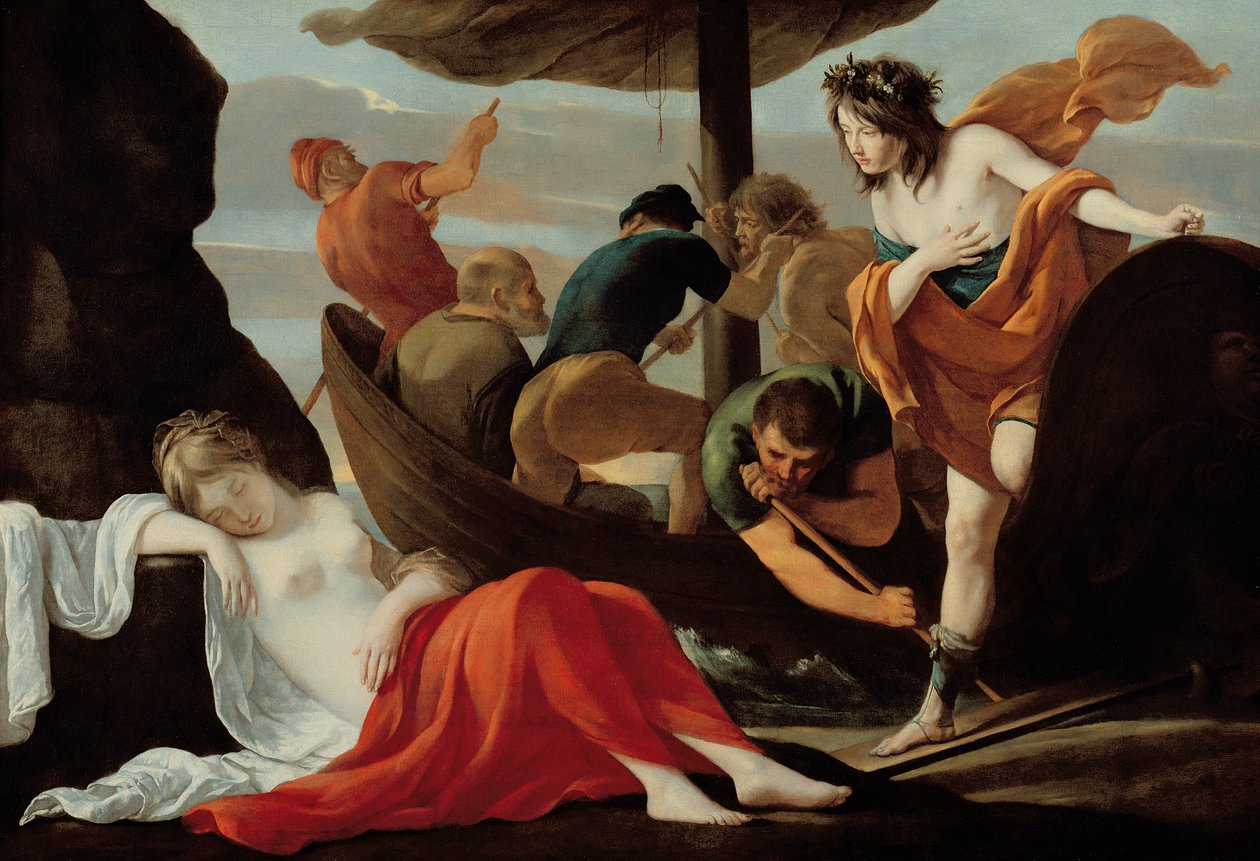 Bacchus Descobrindo Ariadne em Naxos de Louis le Nain