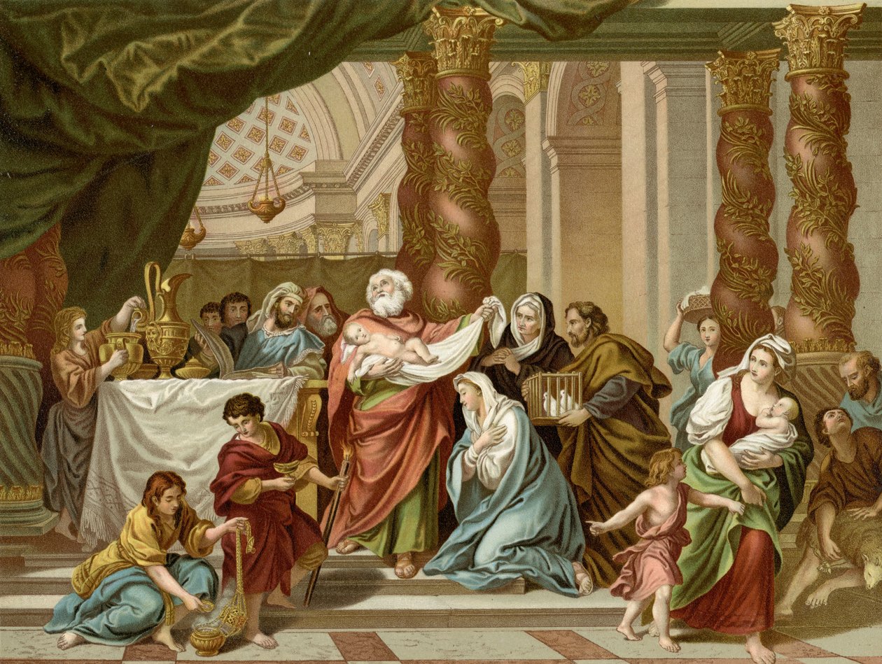 Hino de Simeão de Louis the Elder Boullogne