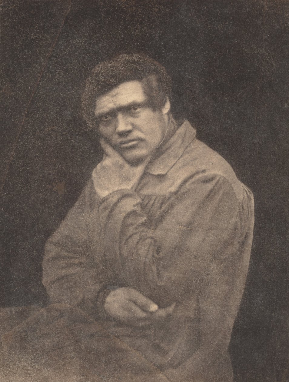 Retrato de um homem, finais da década de 1840 (foto) de Louis Adolphe Baron Humbert de Molard