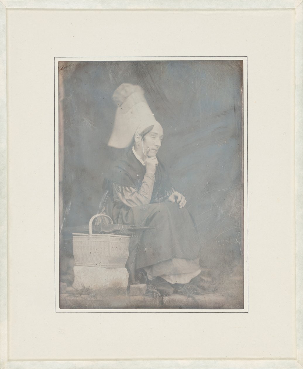 Retrato de uma mulher de Lisieux, Argentelle,1846 (foto) de Louis Adolphe Baron Humbert de Molard