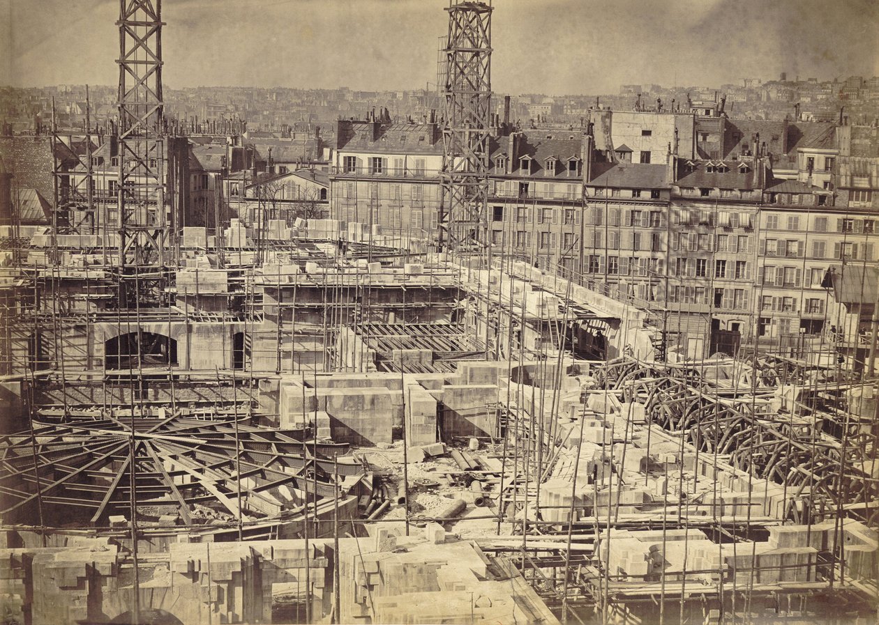 Edifício da Ópera de Paris (Palais Garnier) 25 de março de Louis Emile Durandelle