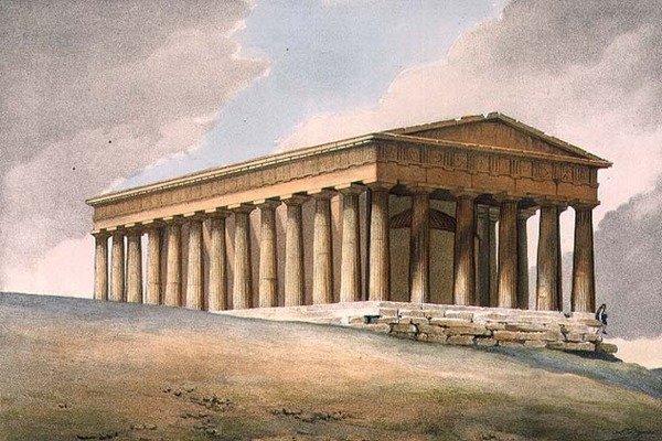O Templo de Theseus em Atenas de Louis (after) Dupre