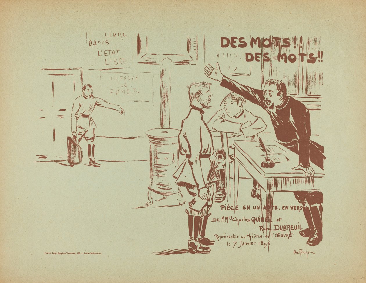 Palavras! Palavras!, 1896. de Louis Abel Truchet