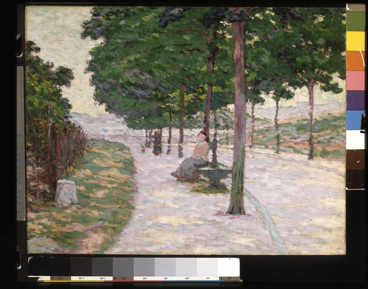 Paisagem (óleo sobre tela) de Louis Abel Truchet