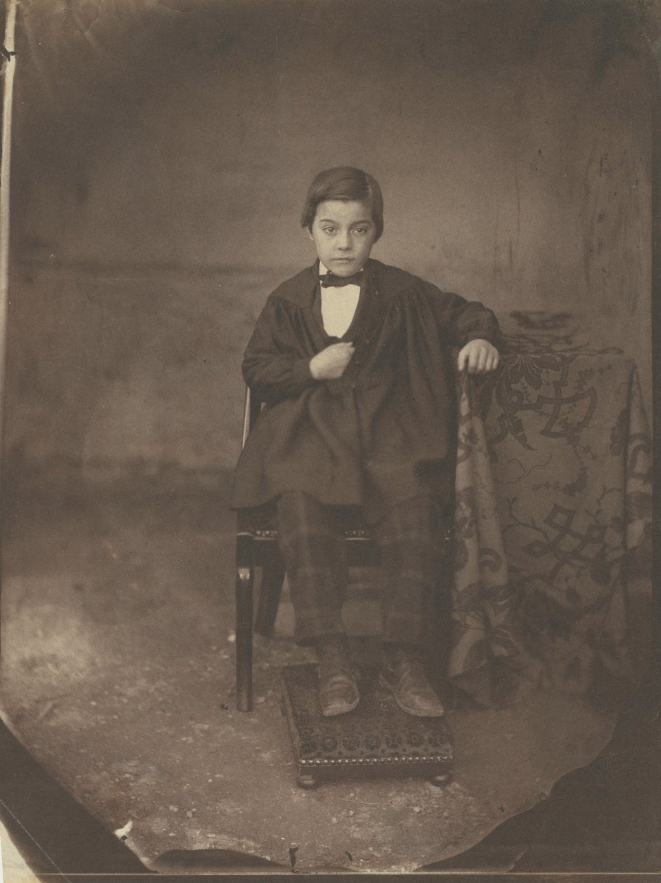 Retrato de um jovem rapaz, c. 1848 de Louis Adolphe Humbert de Molard