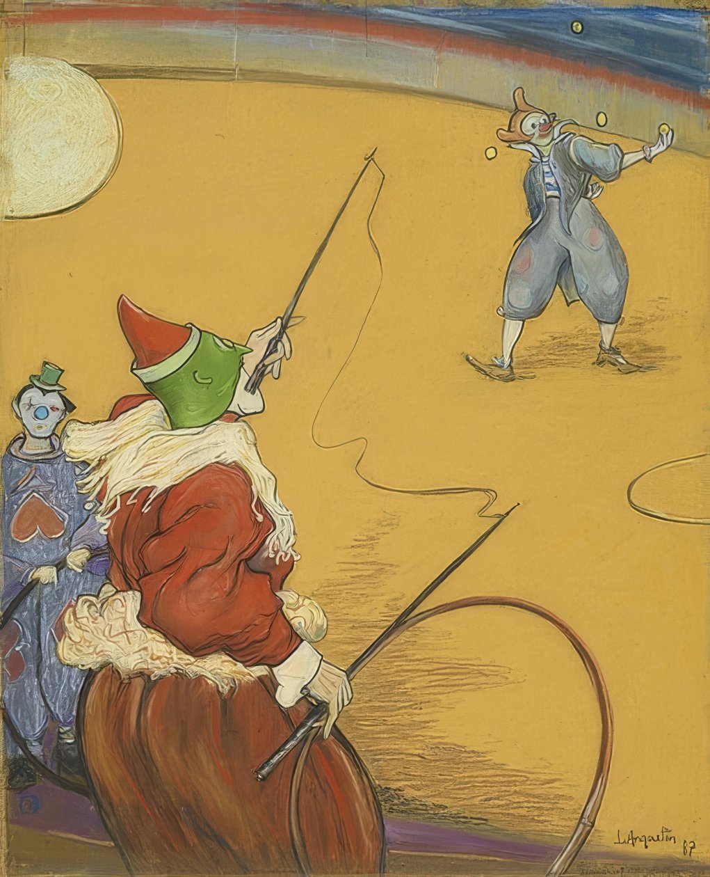 No circo Maurice. 1887 de Louis Anquetin
