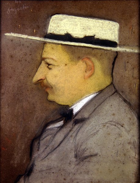 Doutor Henri Bourges, c.1890 (pastel) de Louis Anquetin