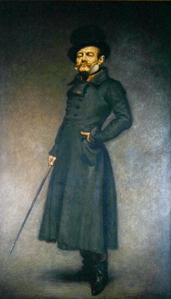 Firmin Gemier (1869-1933) no papel do Coronel Bridau na peça 