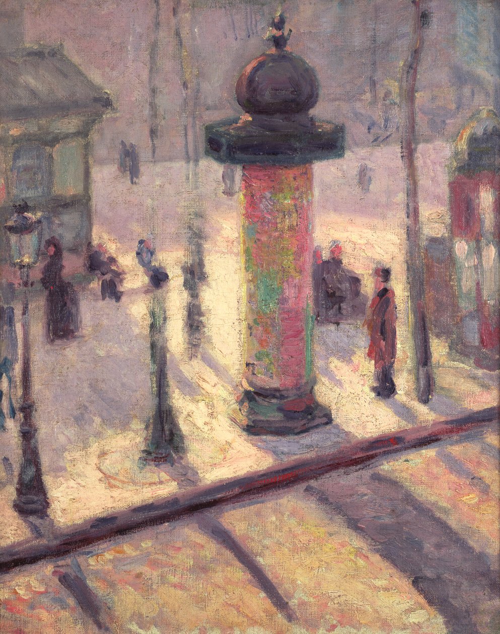 Quiosque no Boulevard Clichy, 1886-7 de Louis Anquetin