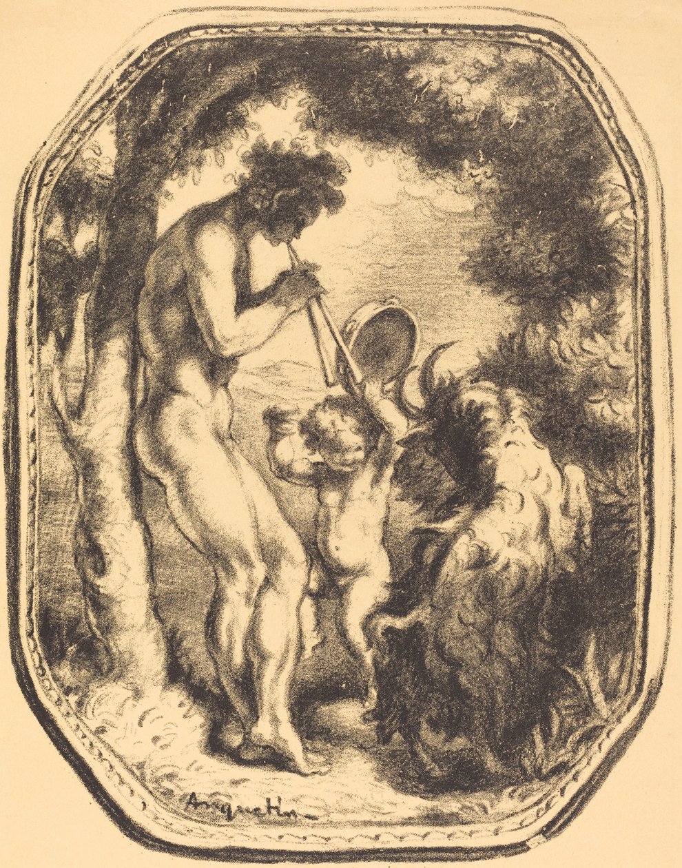 Talion, La Cage, Aqueles que permanecem, Fortune, 1898. de Louis Anquetin