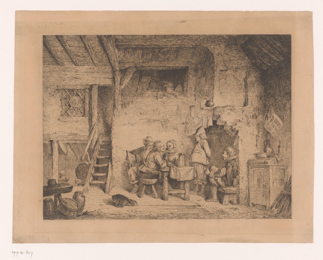 Empresa em vestido do século XVI num bar
Le recit au cabaret de Louis Antoine Carolus