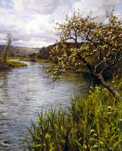 Primavera (óleo sobre tela) de Louis Aston Knight