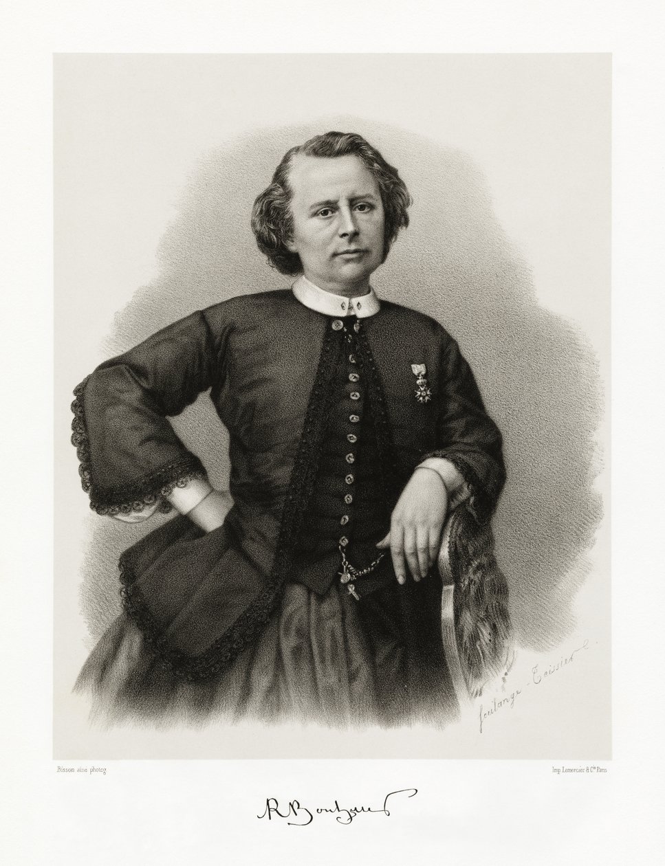 Rosalie Bonheur, 1865-66 de Louis Auguste Bisson