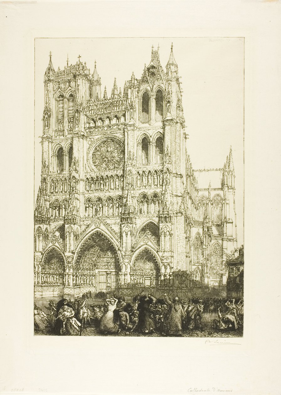 Catedral de Amiens de Louis Auguste Lepère
