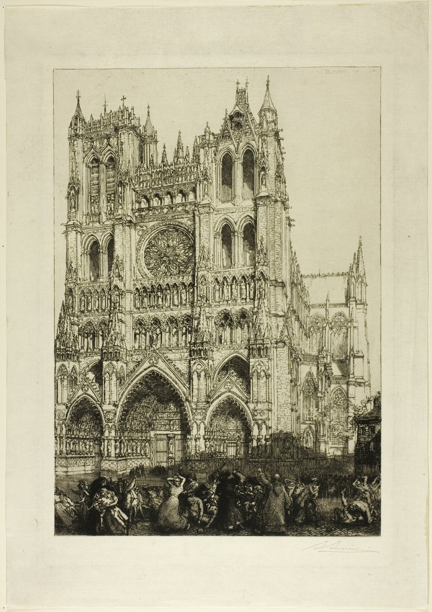Catedral de Amiens de Louis Auguste Lepère