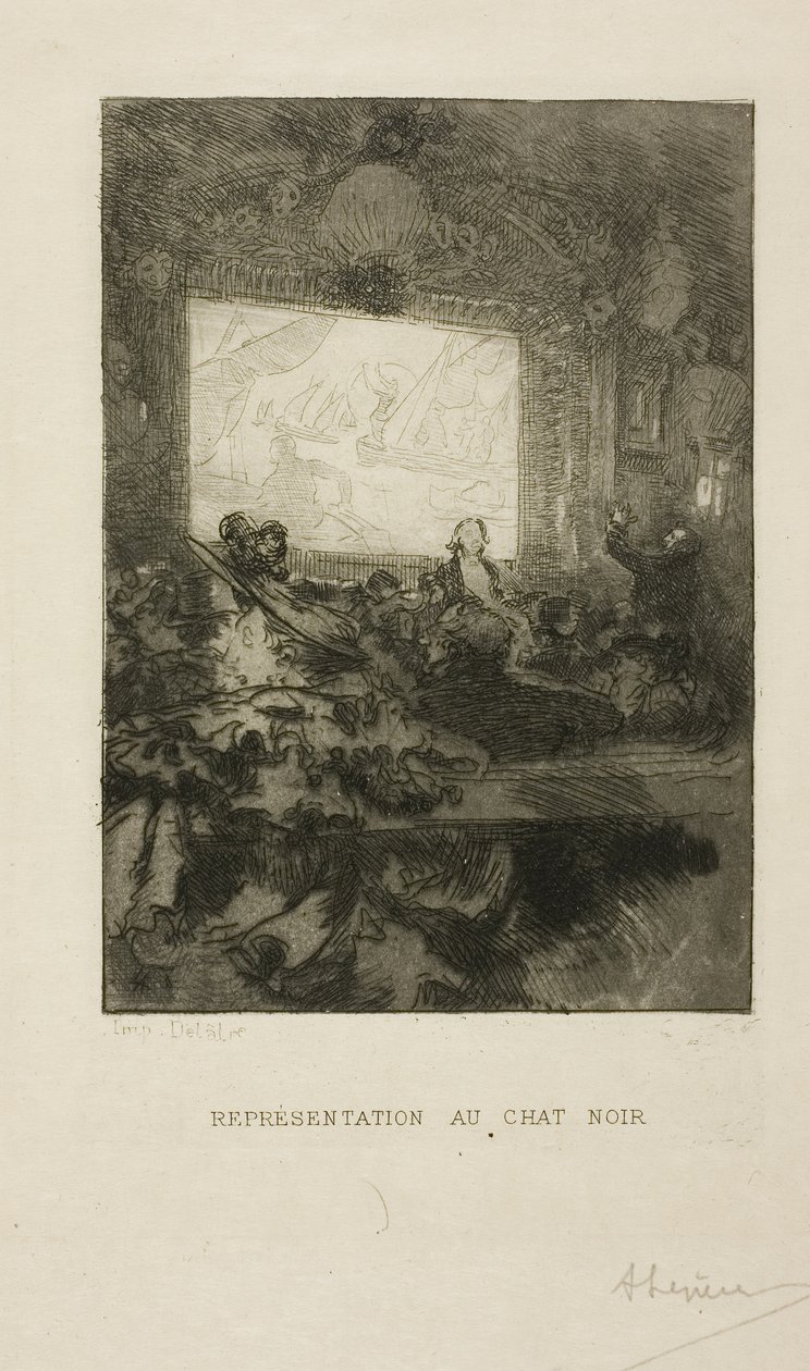 No Chat Noir de Louis Auguste Lepère