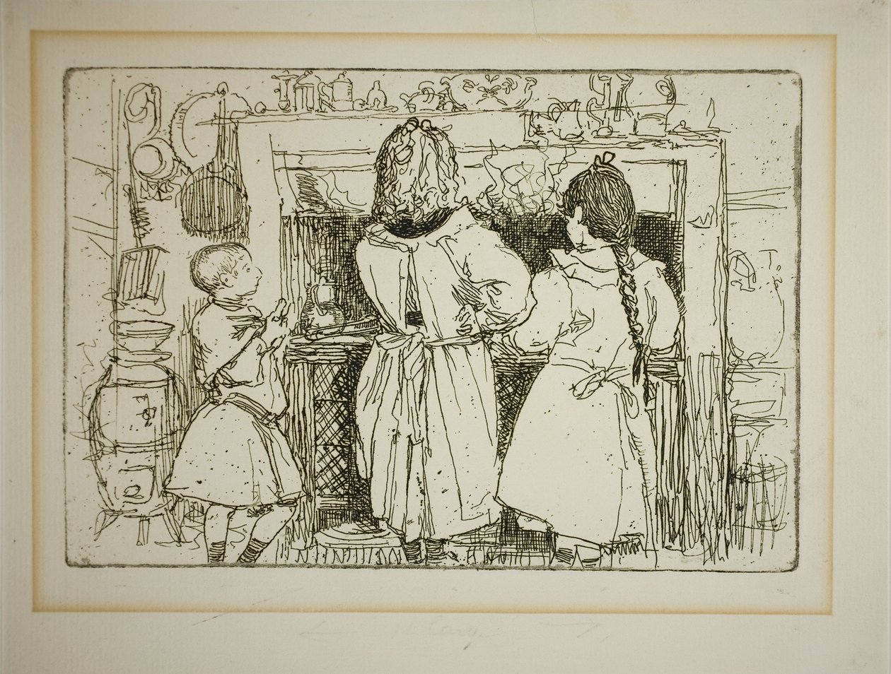Preparações para o pequeno-almoço de Louis Auguste Lepère