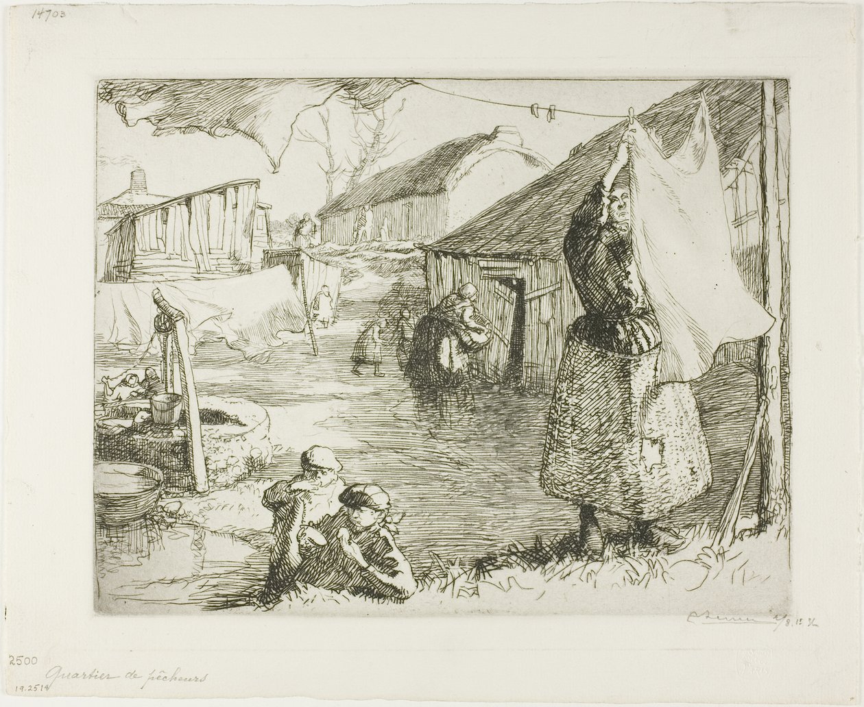 Bairro dos Pescadores de Louis Auguste Lepère