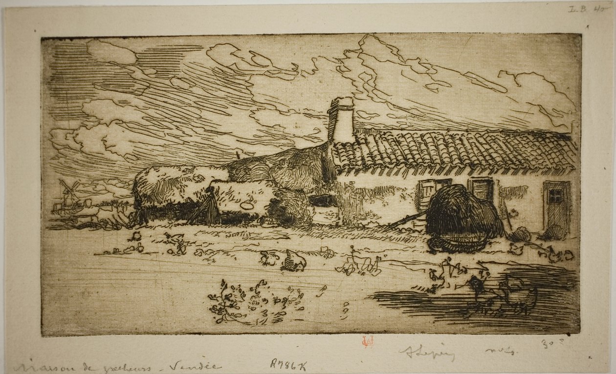 Casa do Pescador, St. Jean-de-Mont de Louis Auguste Lepère
