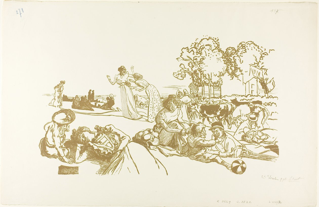 Bucólico moderno de Louis Auguste Lepère