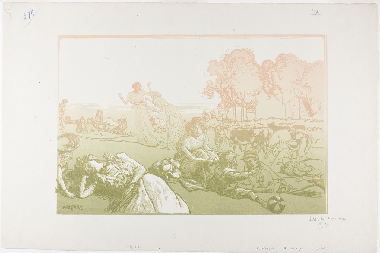 Bucólico moderno de Louis Auguste Lepère