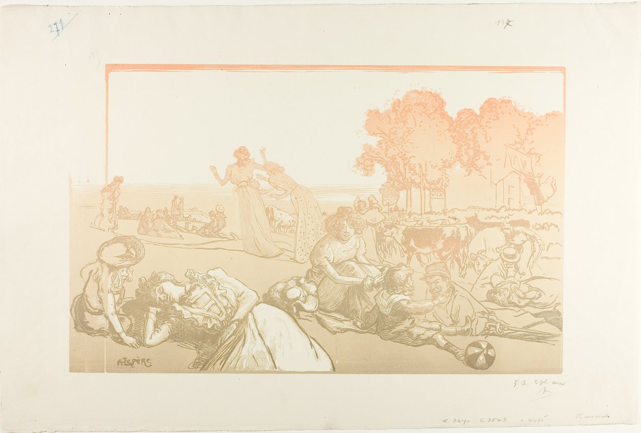 Bucólico moderno de Louis Auguste Lepère