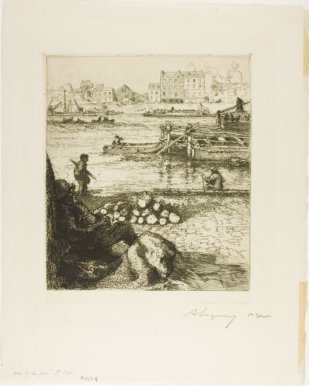 Cais público, Quai de la Gare de Louis Auguste Lepère