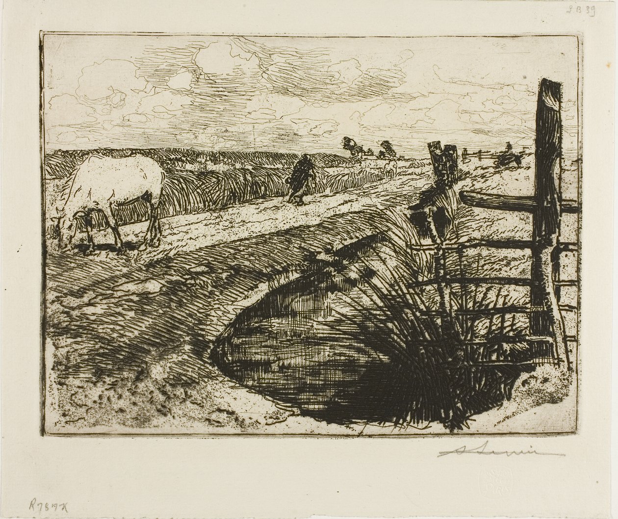 Estrada do Marais, Vendée de Louis Auguste Lepère