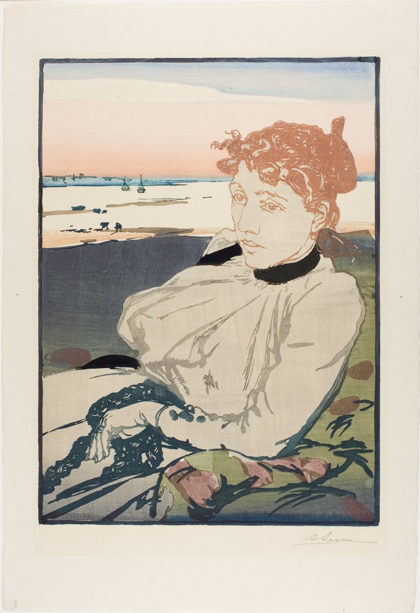 O Convalescente, Madame Lepère de Louis Auguste Lepère