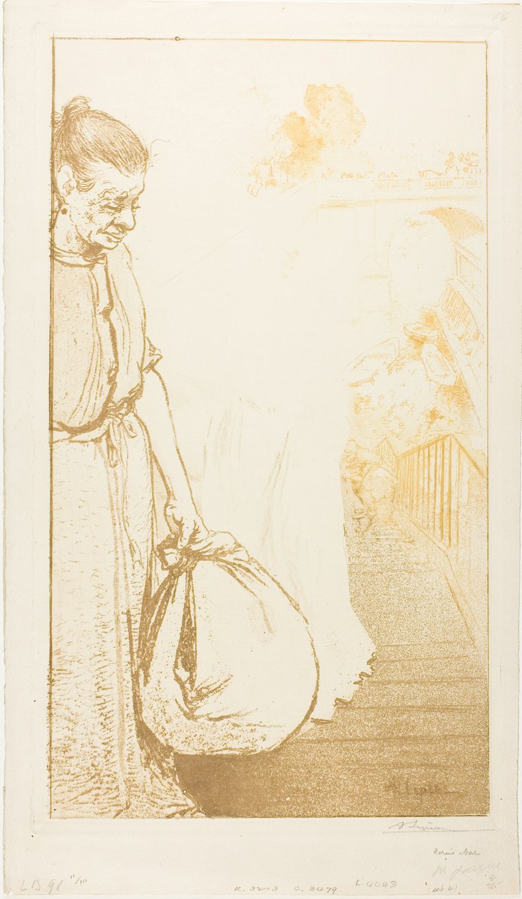 As Lavadeiras de Louis Auguste Lepère