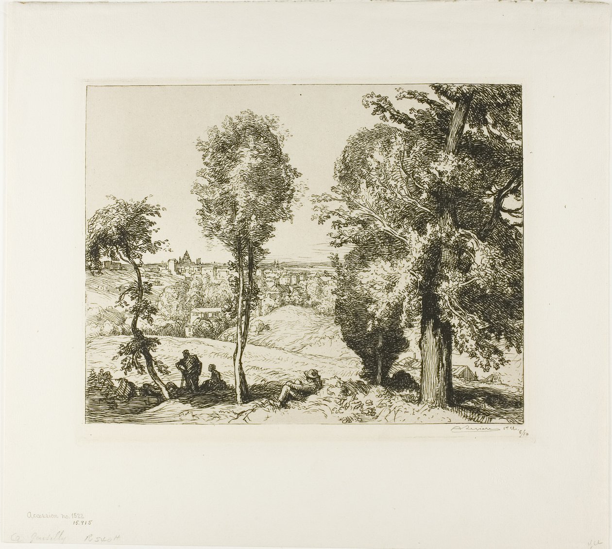 Para Gentilly de Louis Auguste Lepère