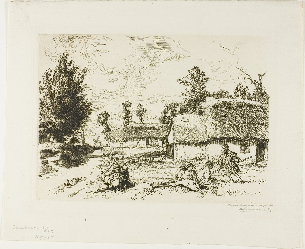Duas casas de campo de Louis Auguste Lepère