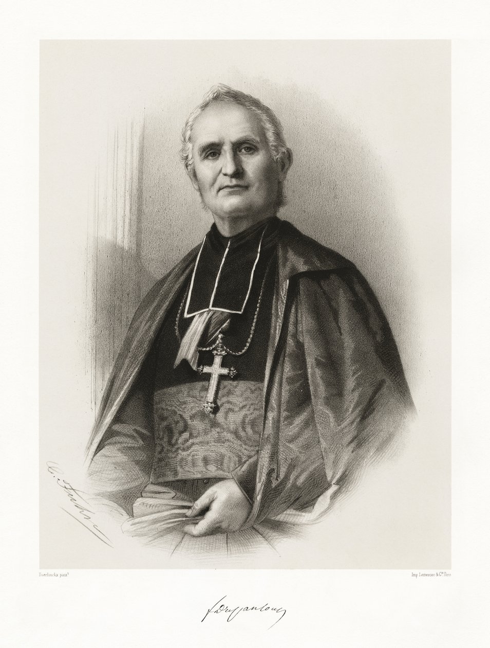Félix Dupanloup, 1865-66 de Louis Benoit Antoine Tuerlinckx