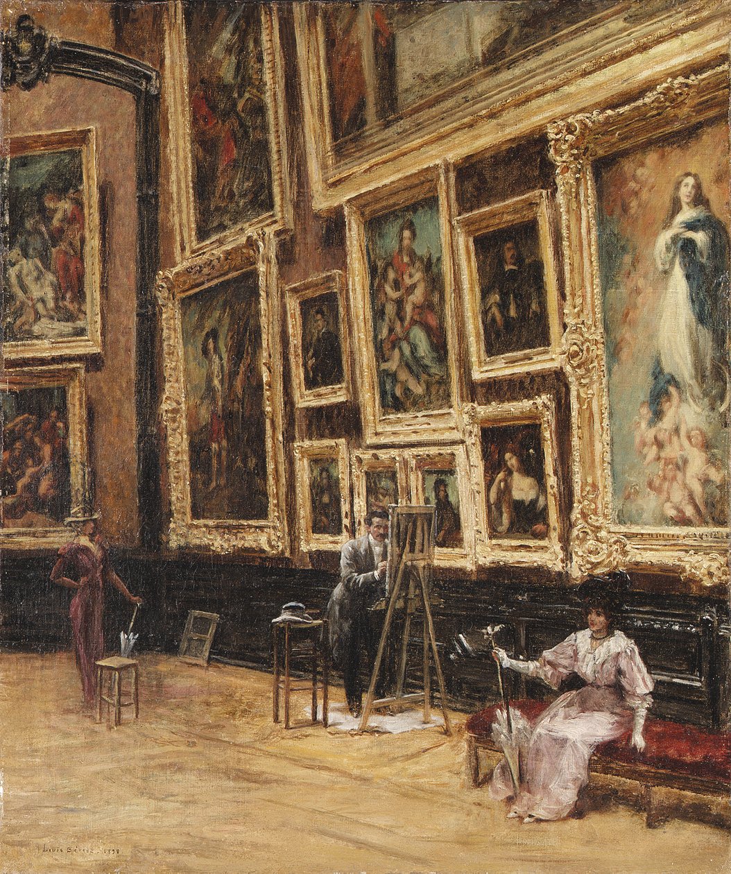 No louvre de Louis Beraud