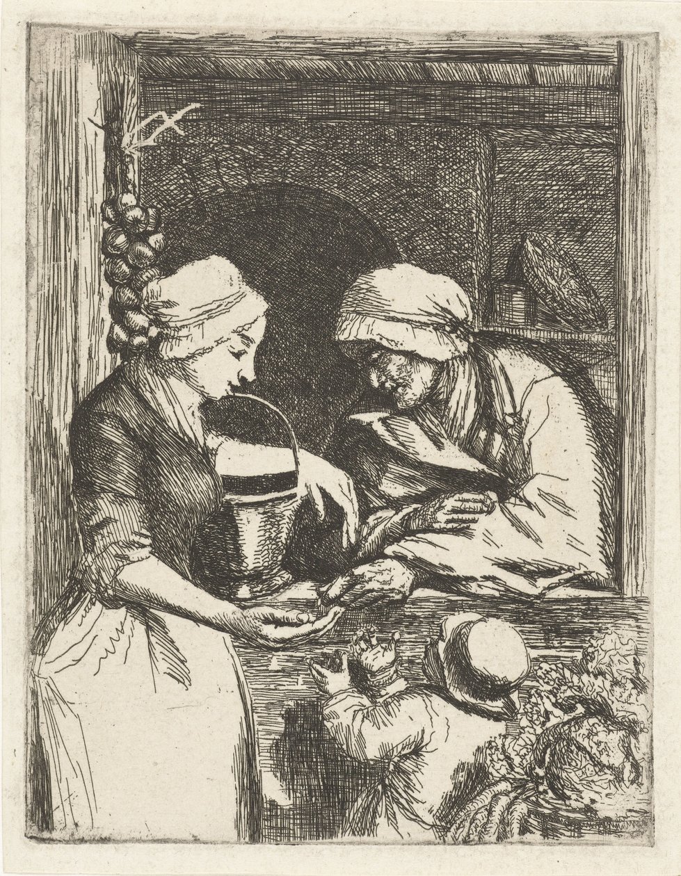 Vendedor de legumes de Louis Bernard Coclers