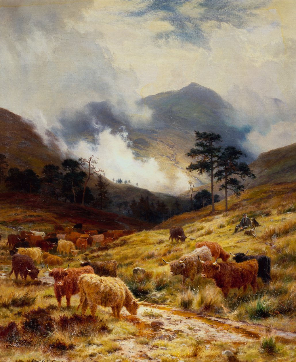 Um descanso a caminho de Louis Bosworth Hurt