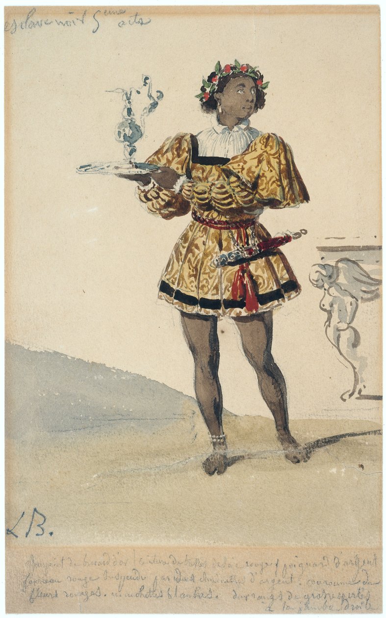 Escravo negro de Louis Boulanger