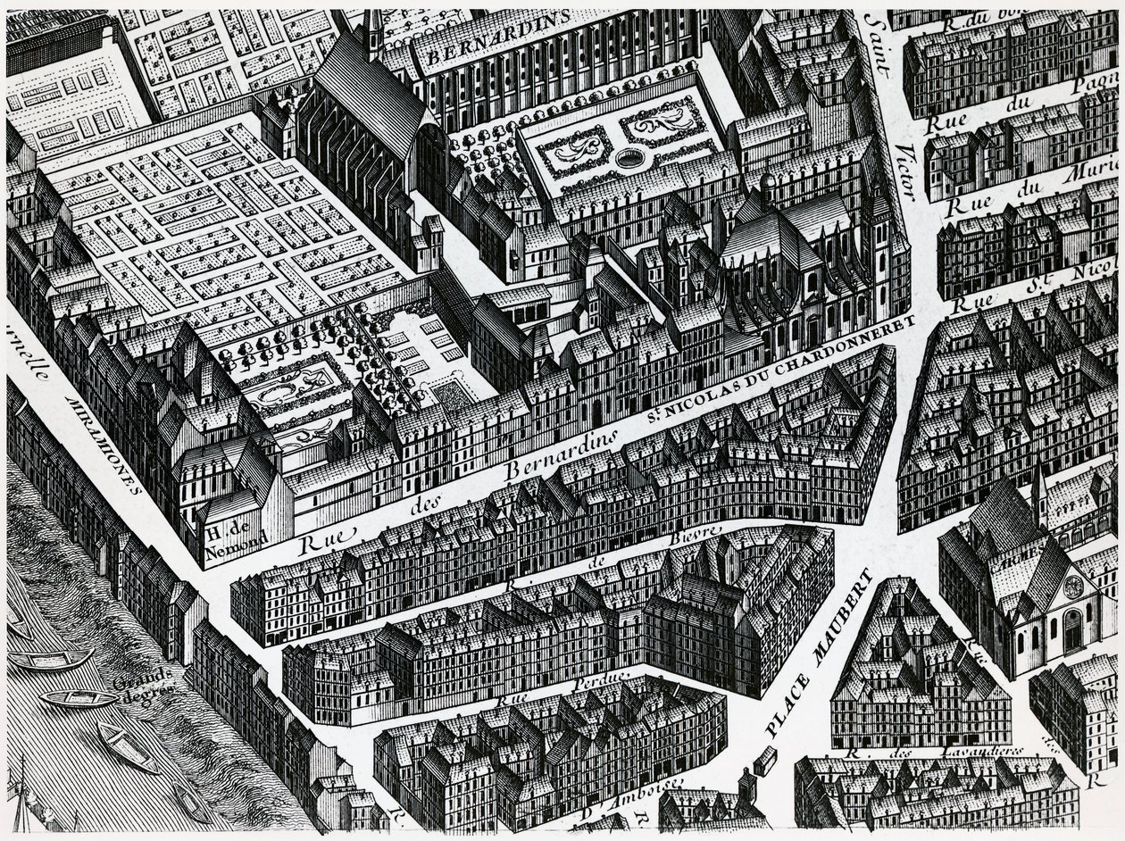 Mapa de Paris de Turgot de Louis Bretez