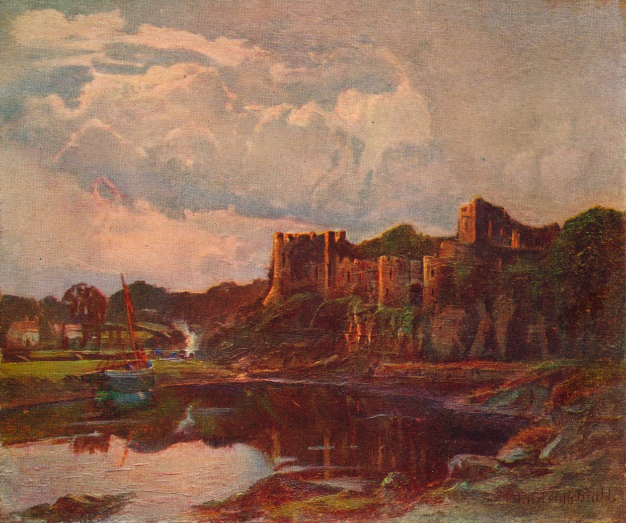 Castelo de Chepstow, c1862-1924, 1924 de Louis Burleigh Bruhl