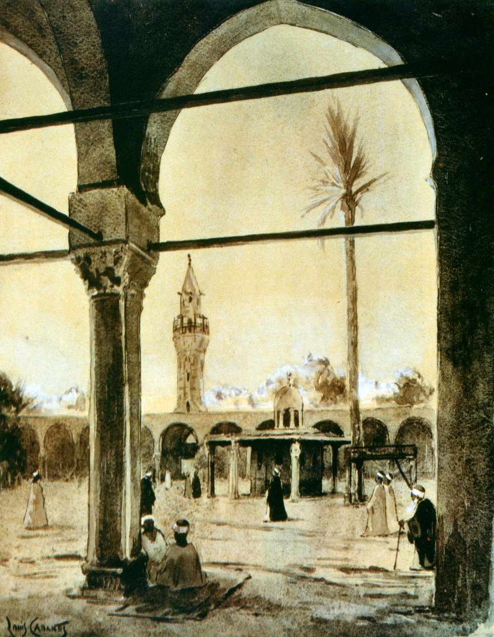Mesquita, Cairo, Egito, 1928 de Louis Cabanes