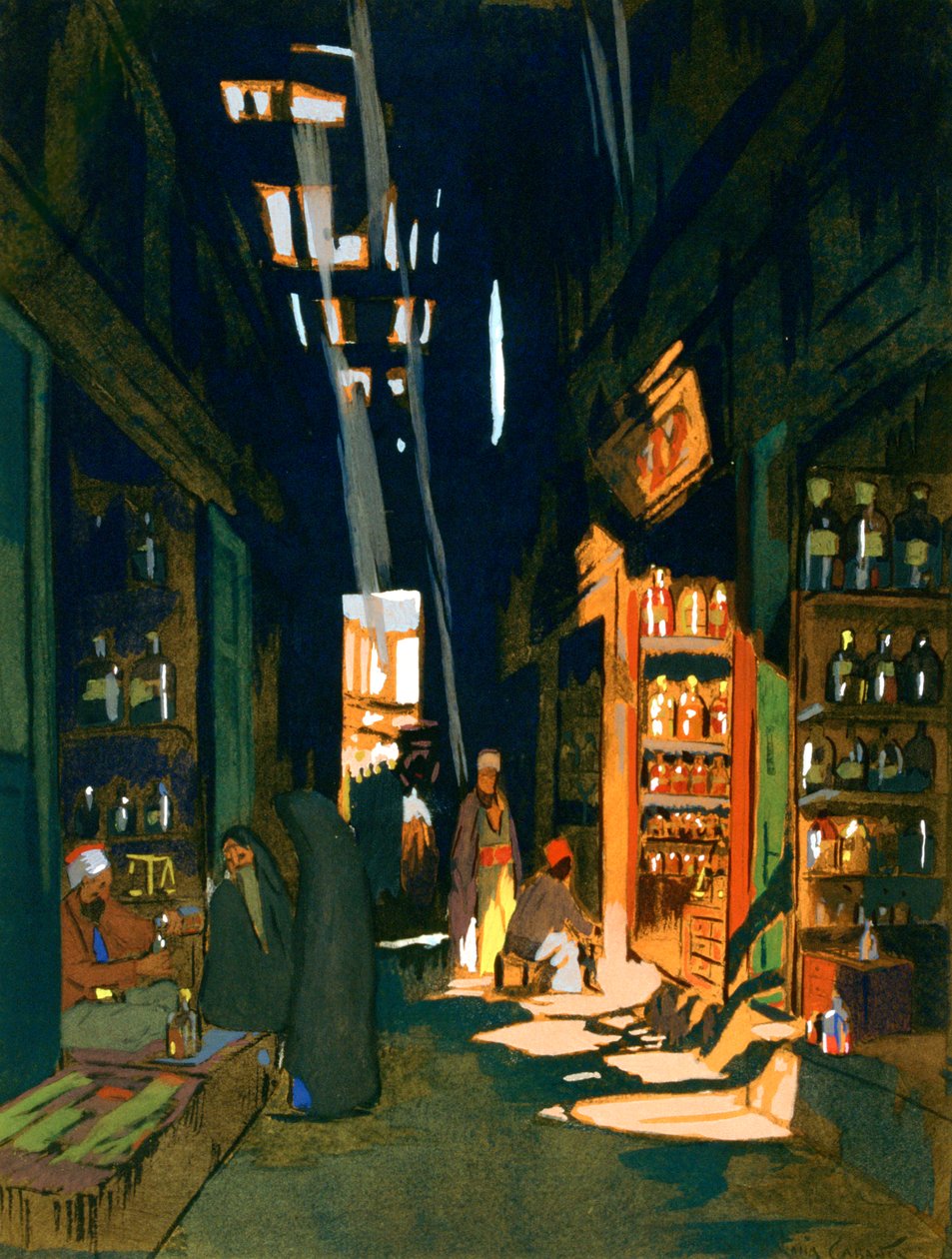 Mercador de perfumes, 1928 de Louis Cabanes
