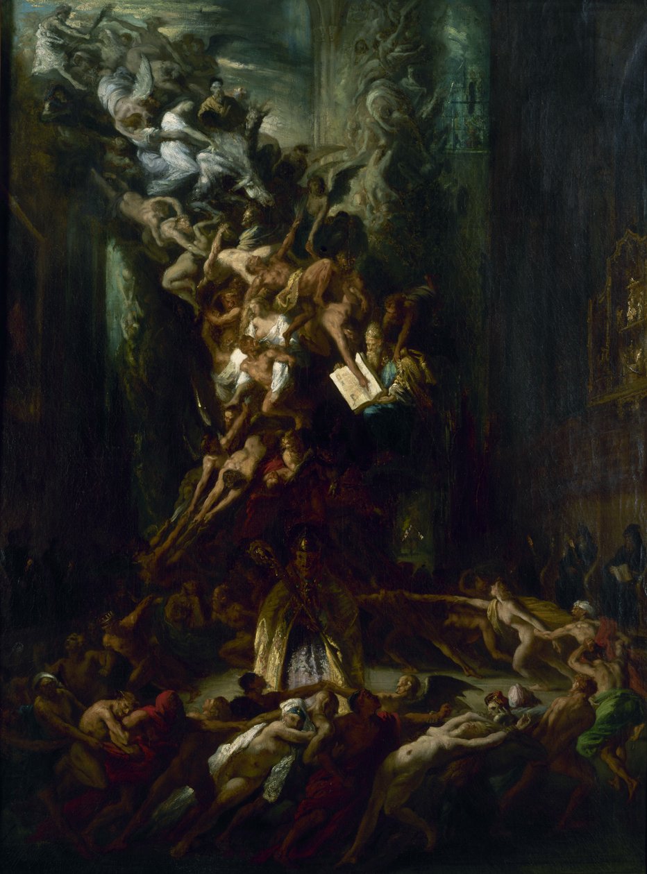 The Round of the Sabbath, c. 1861. de Louis Candide Boulanger