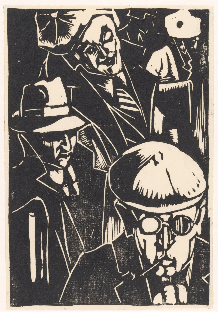 Voorbijgangers (título original sobre o objecto) de Louis Cardinaals (signed by artist)