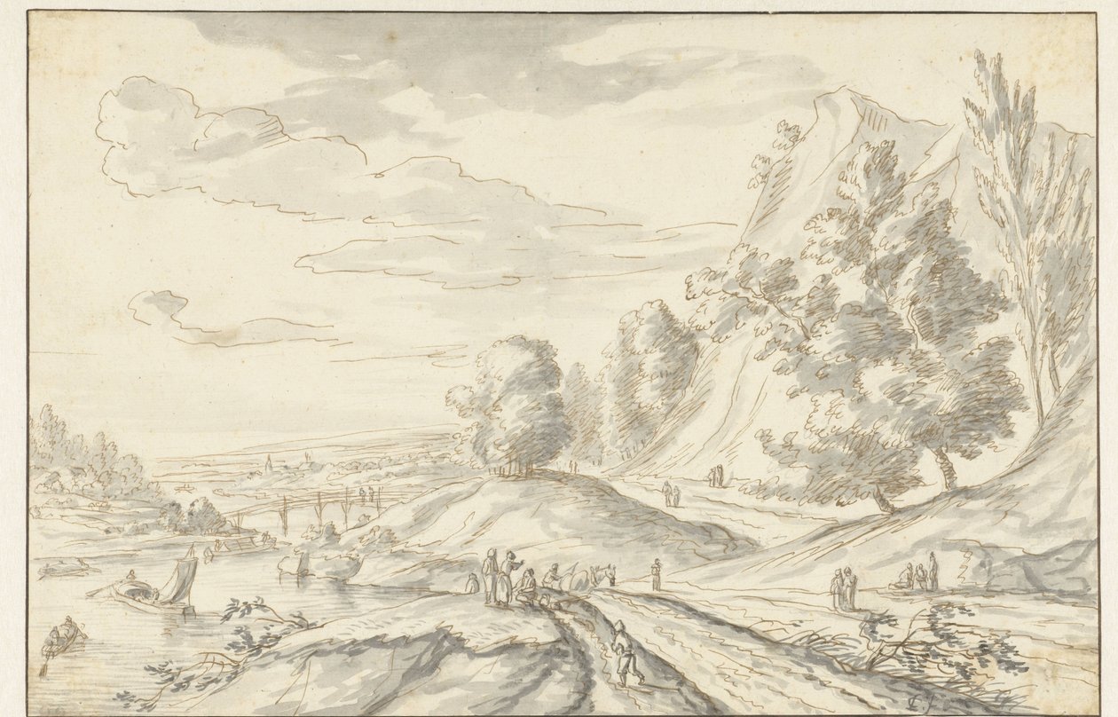 Paisagem de montanha de Louis Chalon