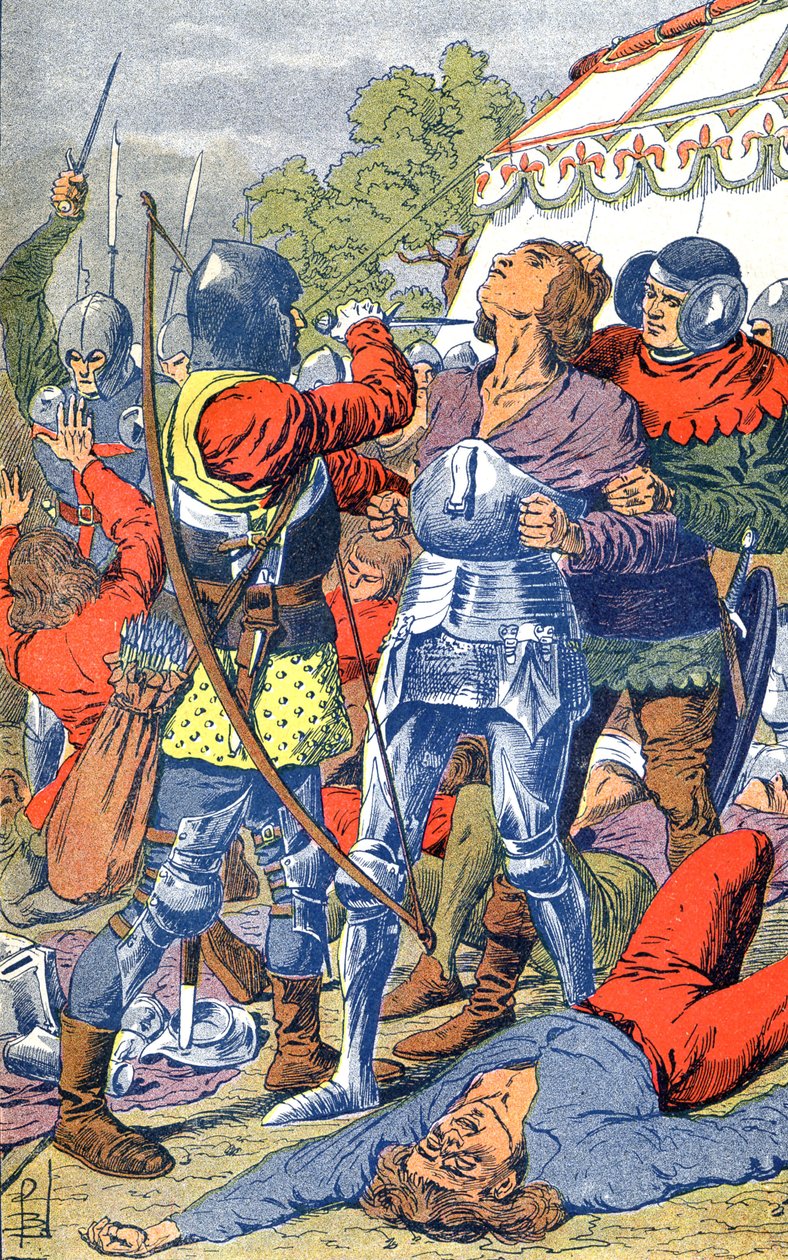 Batalha de Azincourt de Louis Charles Bombled