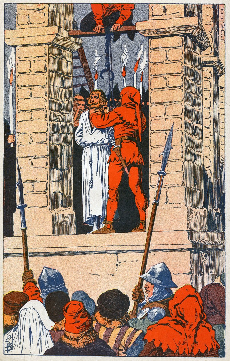 Enforcamento por Enguerrand de Marigny de Louis Charles Bombled