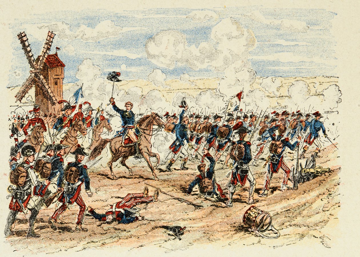 Ilustração retirada do livro "Os heróis do século", recitação anedótica de Dick de Lonlay e ilustrada por Louis Bombled (1862-1927) de Louis Charles Bombled
