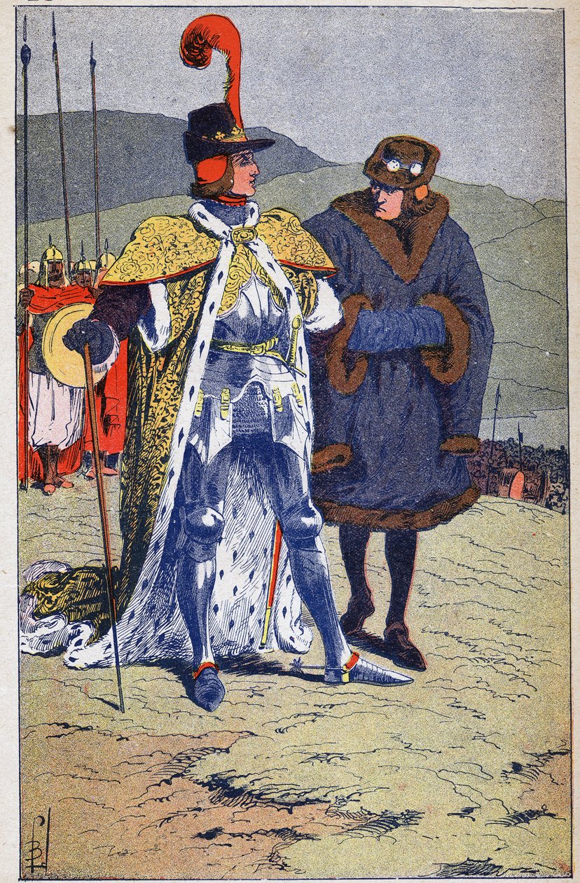 Entrevista a Luís 11 e ao Rei Henrique IV de Louis Charles Bombled