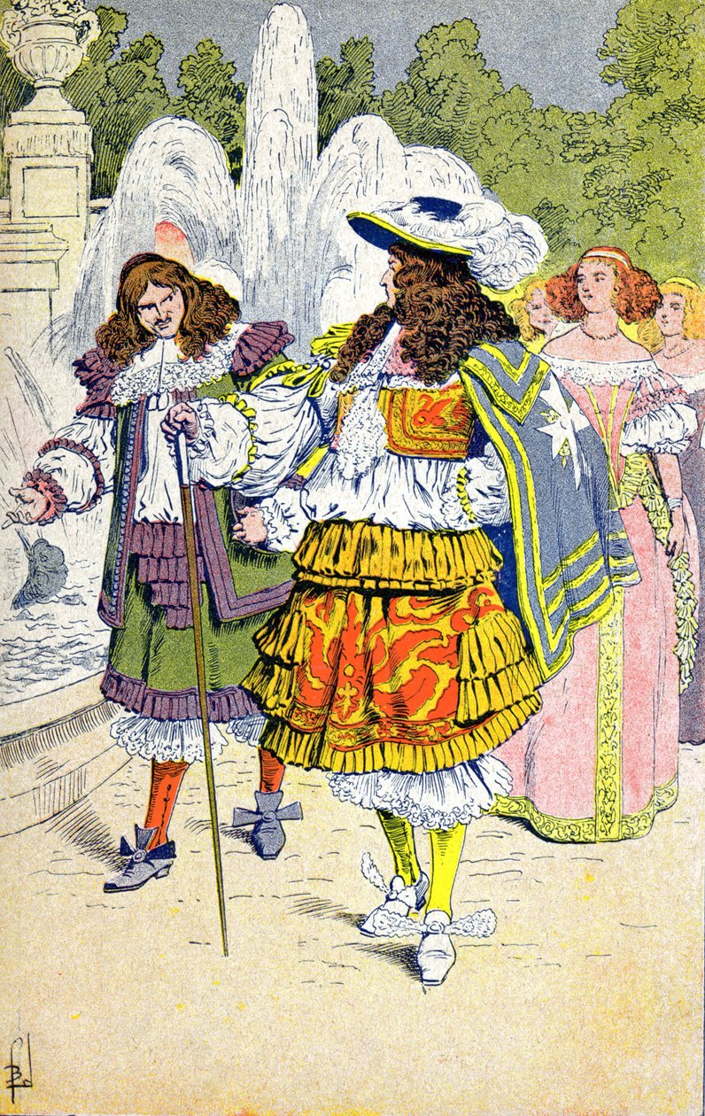 Luís XIV e Fouquet de Louis Charles Bombled